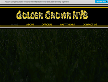 Tablet Screenshot of goldencrownnyb.com